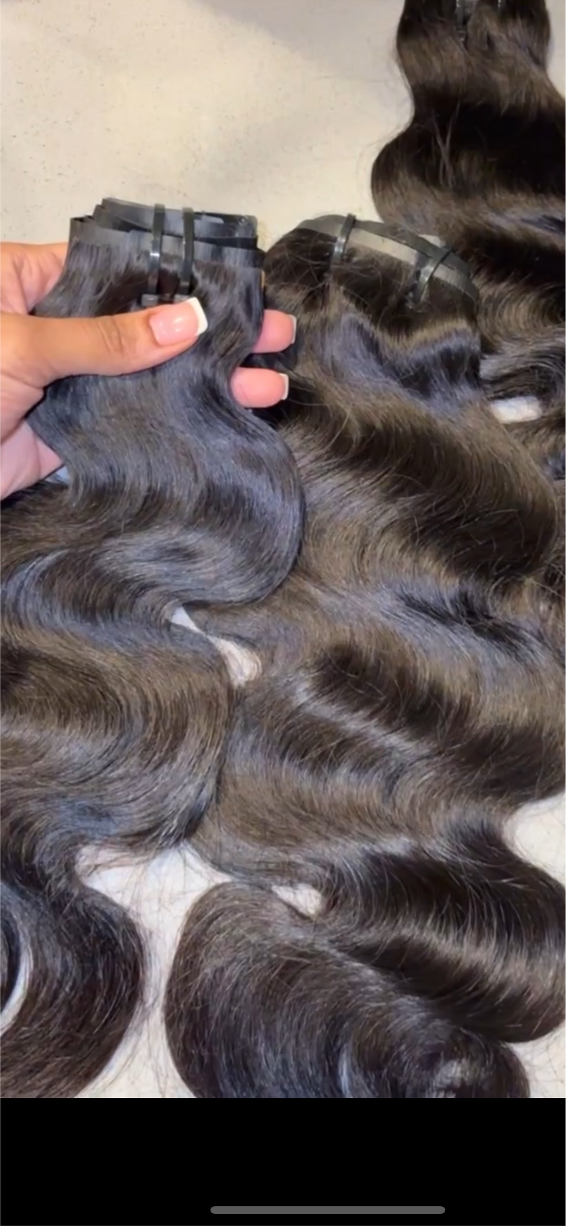 Body Wave Clip In Extensions (10pcs each bundle)